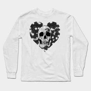 Heart Skull Long Sleeve T-Shirt